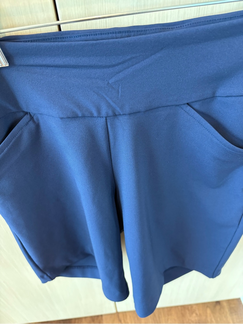 Lilly Pulitzer Women's Deep Blue High-Waist Pocket Shorts